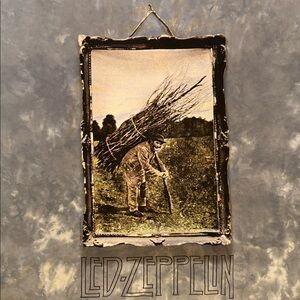 Led Zeppelin IV ZoSo Blue Grey Tie-Dye T-Shirt